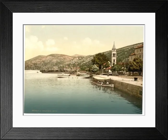 Framed Print : Gravosa, water front, Dalmatia, Austro-Hungary Framed Print : Gravosa, water front, Dalmatia, Austro-Hungary