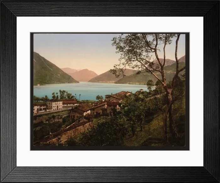 Framed Print : Capolago, Lake Maggiore, Italy Framed Print : Capolago, Lake Maggiore, Italy
