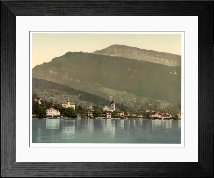 Framed Print : Weggis, Rigi, Switzerland Framed Print : Weggis, Rigi, Switzerland