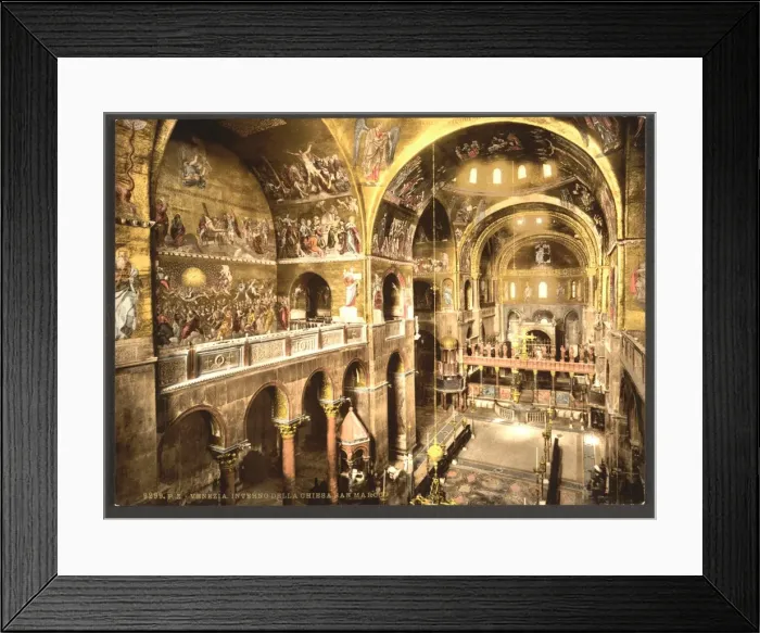 Framed Print : Interior of St. Marks, Venice, Italy Framed Print : Interior of St. Marks, Venice, Italy