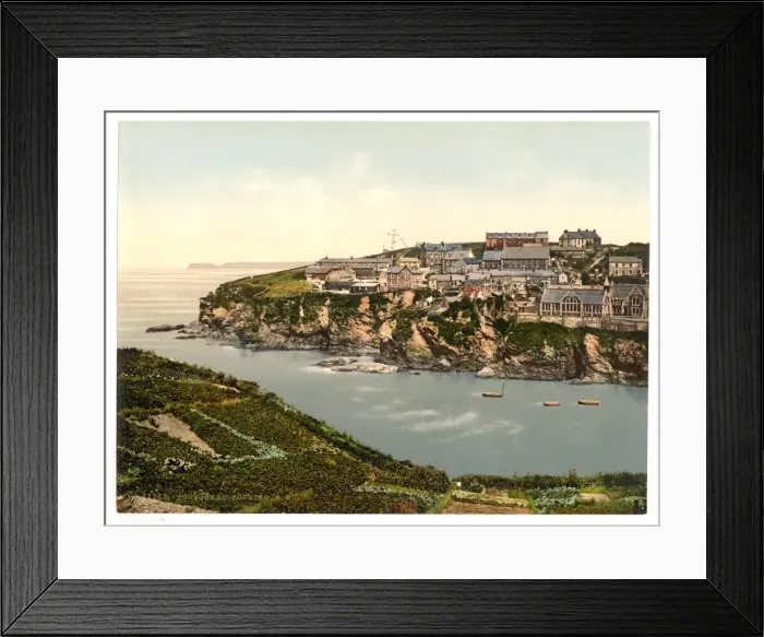 Framed Print : Port Isaac, looking N. E. Cornwall, England Framed Print : Port Isaac, looking N. E. Cornwall, England