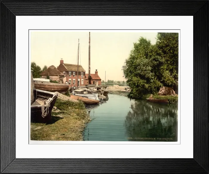 Framed Print : The Staithe, Potter Heigham, England Framed Print : The Staithe, Potter Heigham, England