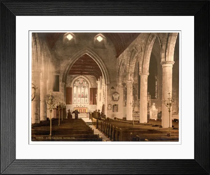 Framed Print : Church, interior, Ross-on-Wye, England Framed Print : Church, interior, Ross-on-Wye, England