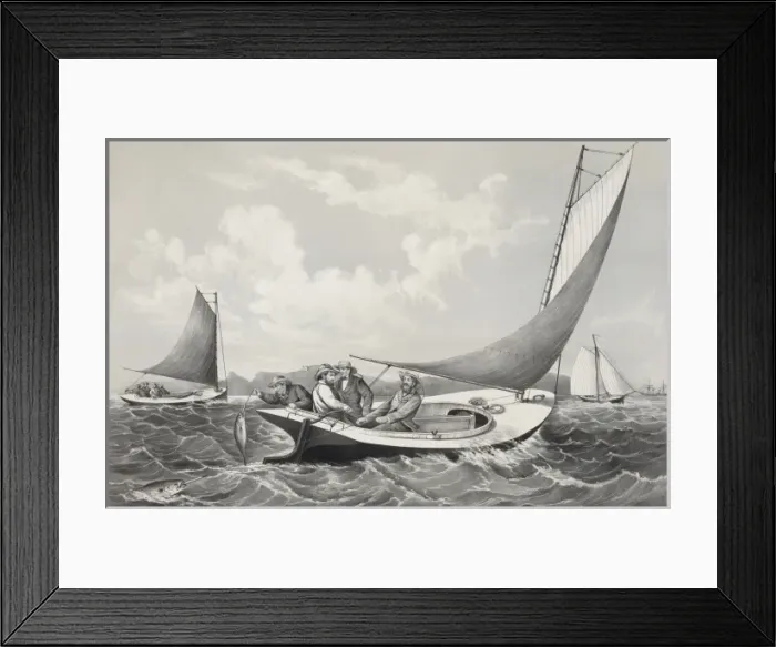 Framed Print : Trolling for blue fish Framed Print : Trolling for blue fish