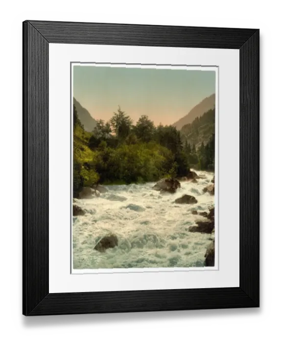 Framed Print : Lutschinen Valley, Bernese Oberland, Switzerland Framed Print : Lutschinen Valley, Bernese Oberland, Switzerland