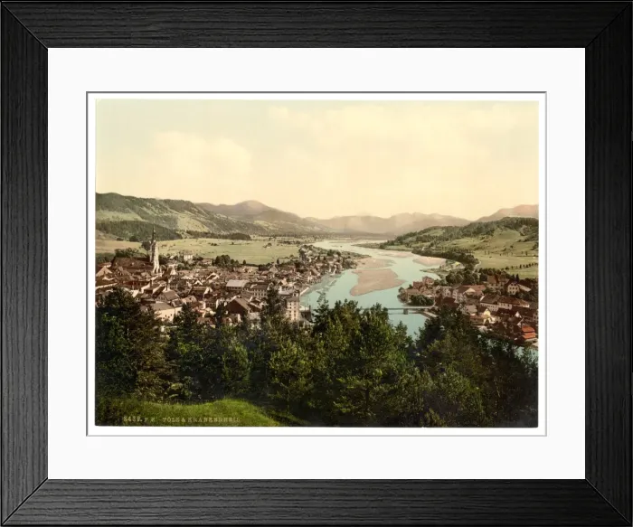 Framed Print : Tolz (i. e. Bad Tolz) and Krankeheil, Upper Bavaria, Germany Framed Print : Tolz (i. e. Bad Tolz) and Krankeheil, Upper Bavaria, Germany
