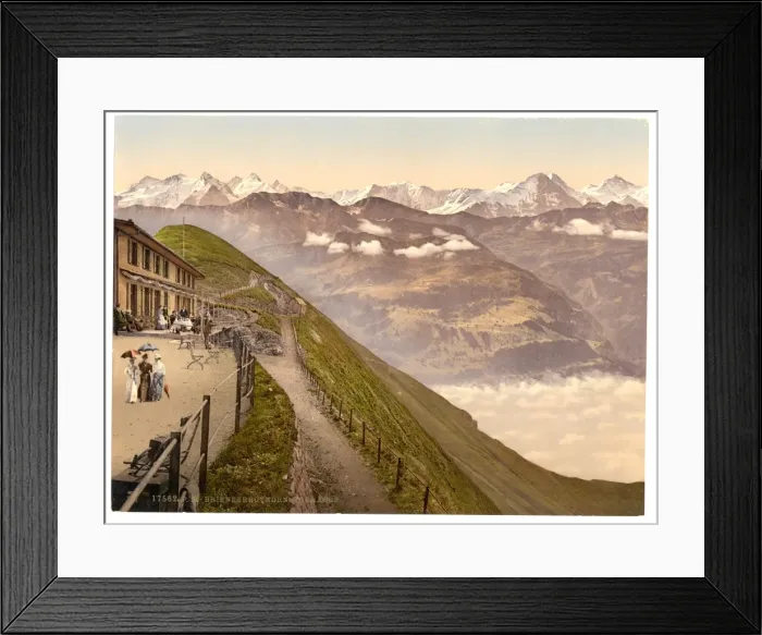 Framed Print : Brienzer Rothorn, terrace, Bernese Oberland, Switzerland Framed Print : Brienzer Rothorn, terrace, Bernese Oberland, Switzerland