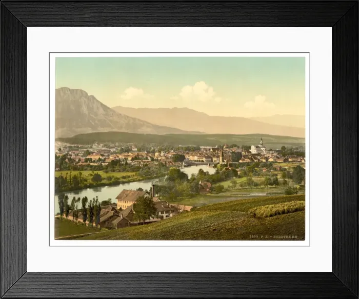 Framed Print : From Buchrain, general view, Solothurn, Switzerland Framed Print : From Buchrain, general view, Solothurn, Switzerland