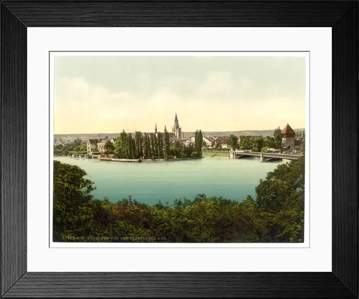 Framed Print : From the Seestrasse, Constance (i. e. Konstanz), Baden, Germa Framed Print : From the Seestrasse, Constance (i. e. Konstanz), Baden, Germa