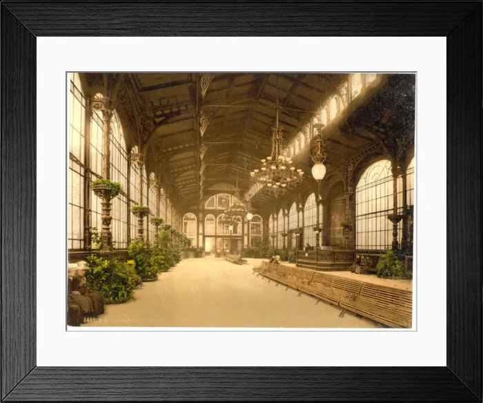 Framed Print : The Sprudel Fountain Colonnade, Carlsbad, Bohemia, Austro-Hu Framed Print : The Sprudel Fountain Colonnade, Carlsbad, Bohemia, Austro-Hu