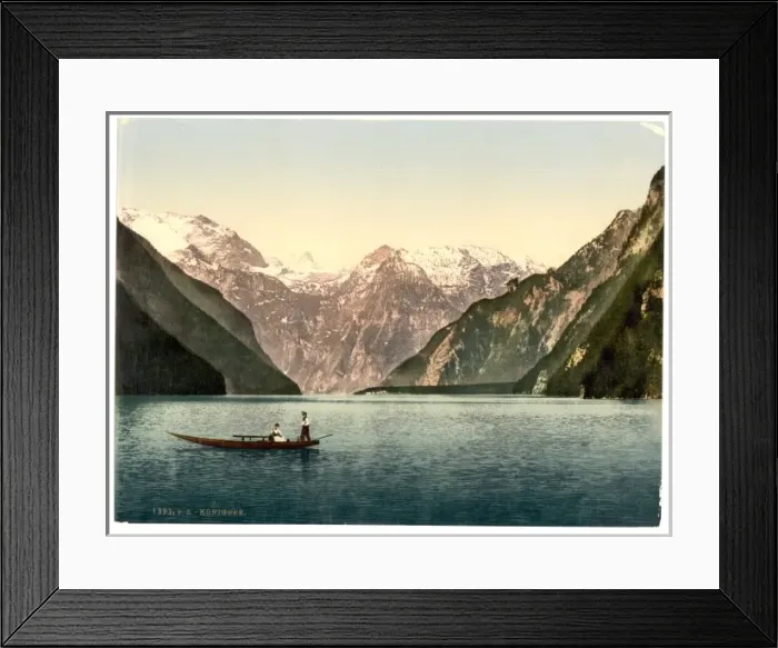 Framed Print : Konigsee, general view, Upper Bavaria, Germany Framed Print : Konigsee, general view, Upper Bavaria, Germany