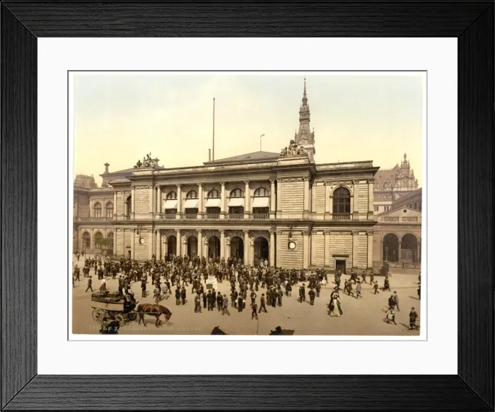 Framed Print : The Bourse, Hamburg, Germany Framed Print : The Bourse, Hamburg, Germany