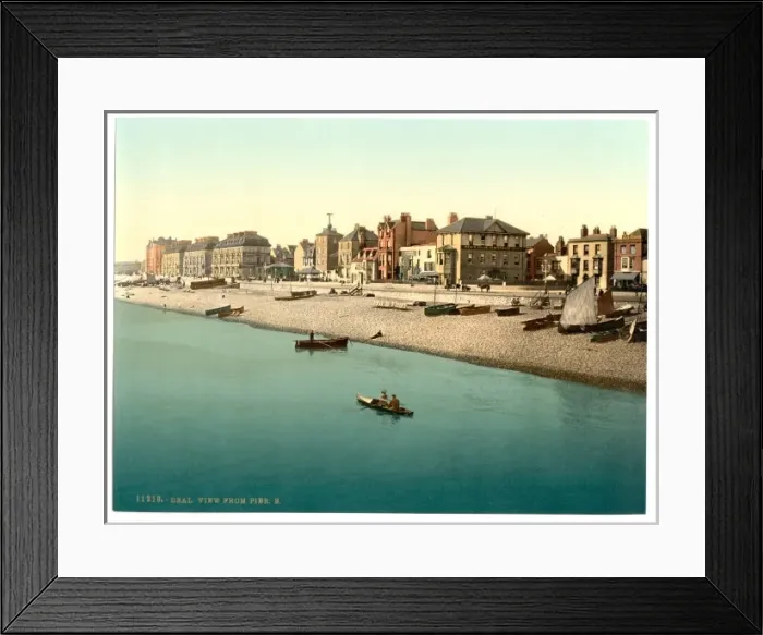 Framed Print : View from pier E, Deal, England Framed Print : View from pier E, Deal, England