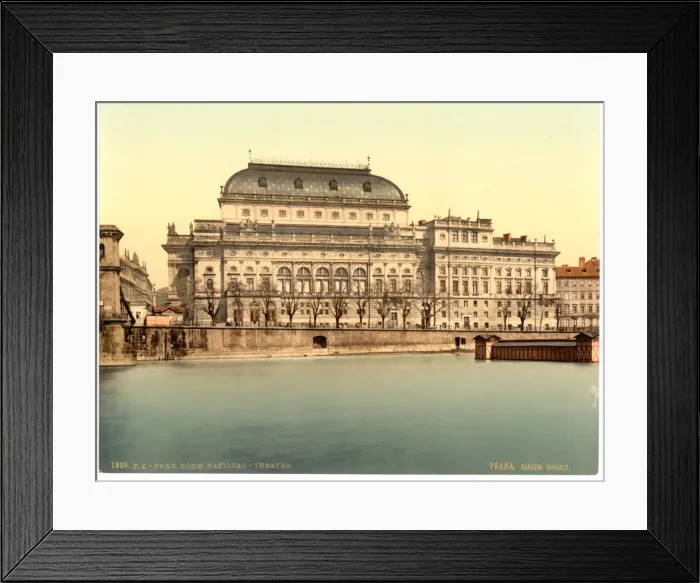Framed Print : National Theatre, Prague, Bohemia, Austro-Hungary Framed Print : National Theatre, Prague, Bohemia, Austro-Hungary