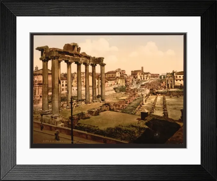 Framed Print : View of the Forum, Rome, Italy Framed Print : View of the Forum, Rome, Italy