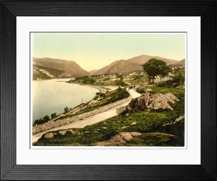 Framed Print : From Carnarvon road, Snowdon, Wales Framed Print : From Carnarvon road, Snowdon, Wales