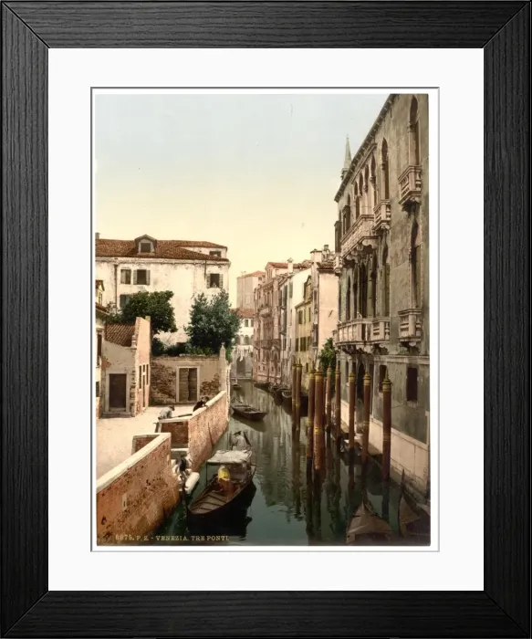 Framed Print : Three Bridges, Venice, Italy Framed Print : Three Bridges, Venice, Italy