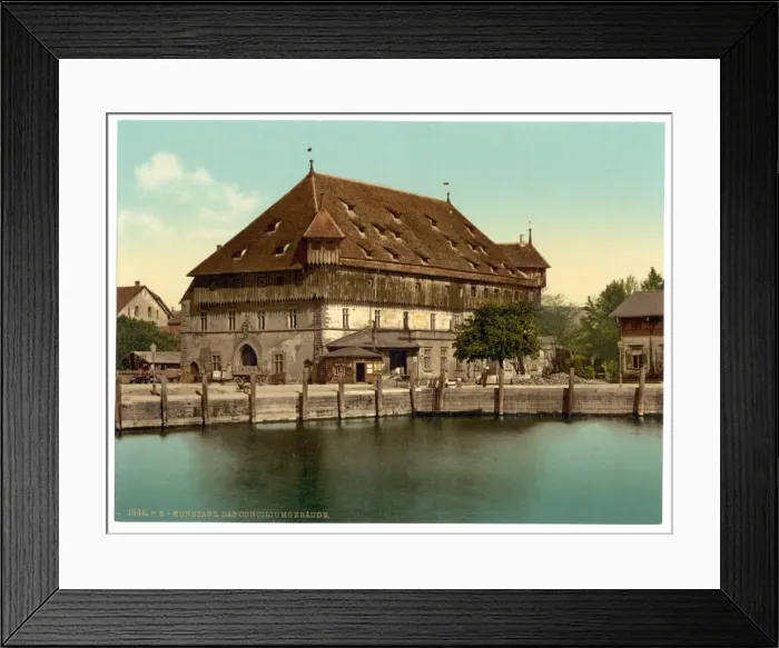 Framed Print : Council Building, Constance (i. e. Konstanz), Baden, Germany Framed Print : Council Building, Constance (i. e. Konstanz), Baden, Germany