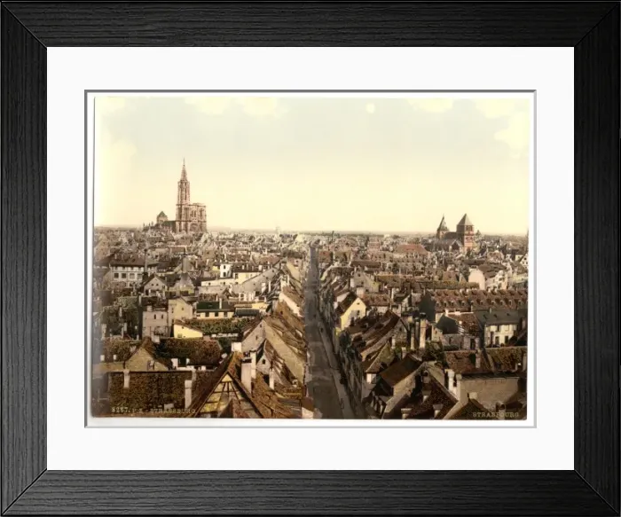 Framed Print : Strassburg, general view, Alsace Lorraine, Germany Framed Print : Strassburg, general view, Alsace Lorraine, Germany