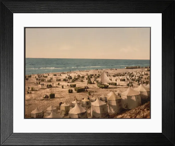 Framed Print : The beach, Scheveningen, Holland Framed Print : The beach, Scheveningen, Holland