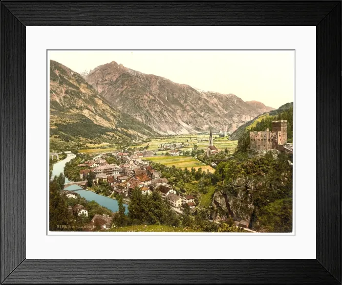 Framed Print : Landeck, general view, Tyrol, Austro-Hungary Framed Print : Landeck, general view, Tyrol, Austro-Hungary