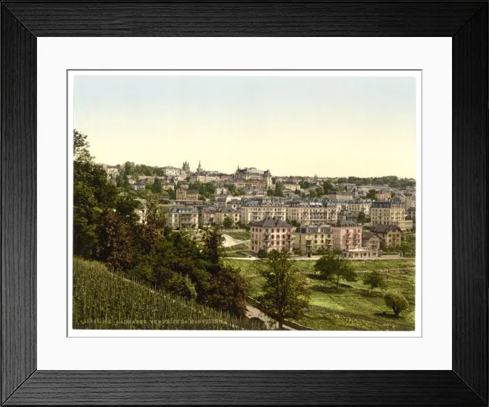 Framed Print : Lausanne, view of the Montriond, Geneva Lake, Switzerland Framed Print : Lausanne, view of the Montriond, Geneva Lake, Switzerland