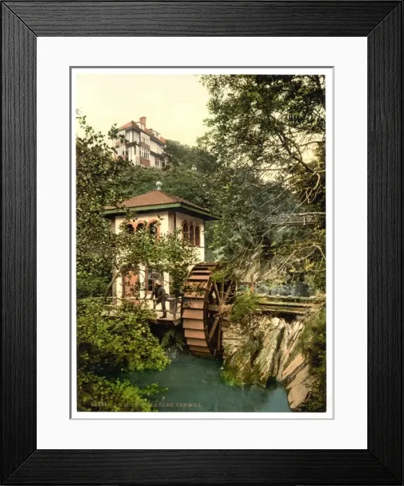 Framed Print : Groudle Glen, the mill, Isle of Man, England Framed Print : Groudle Glen, the mill, Isle of Man, England