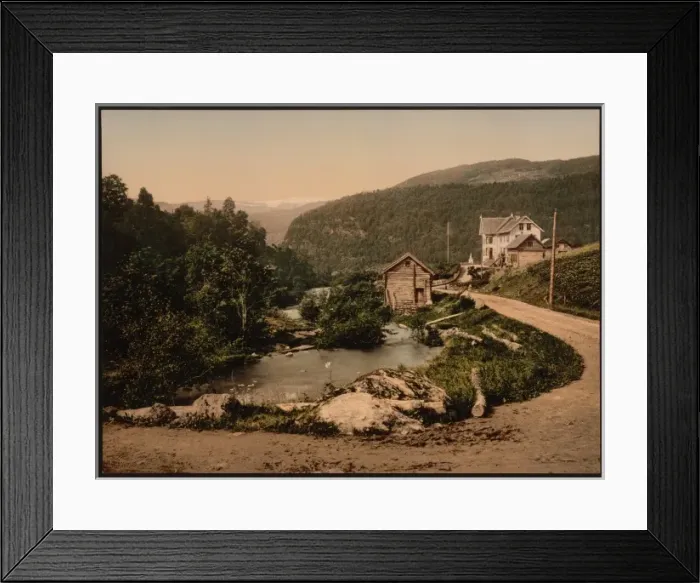 Framed Print : Vinge Hotel, Hardanger Fjord, Norway Framed Print : Vinge Hotel, Hardanger Fjord, Norway