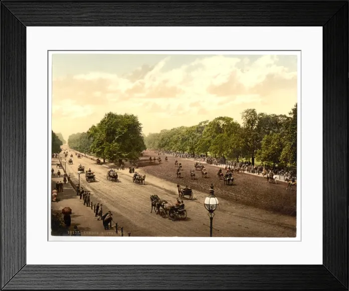 Framed Print : Rotten Row and Hyde Park Corner, London, England Framed Print : Rotten Row and Hyde Park Corner, London, England