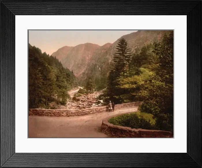 Framed Print : View II, Aberglaslyn Pass, Wales Framed Print : View II, Aberglaslyn Pass, Wales