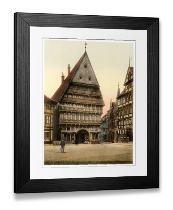 Framed Print : Knockenhauer Amtshaus, Hildesheim, Hanover, Germany Framed Print : Knockenhauer Amtshaus, Hildesheim, Hanover, Germany
