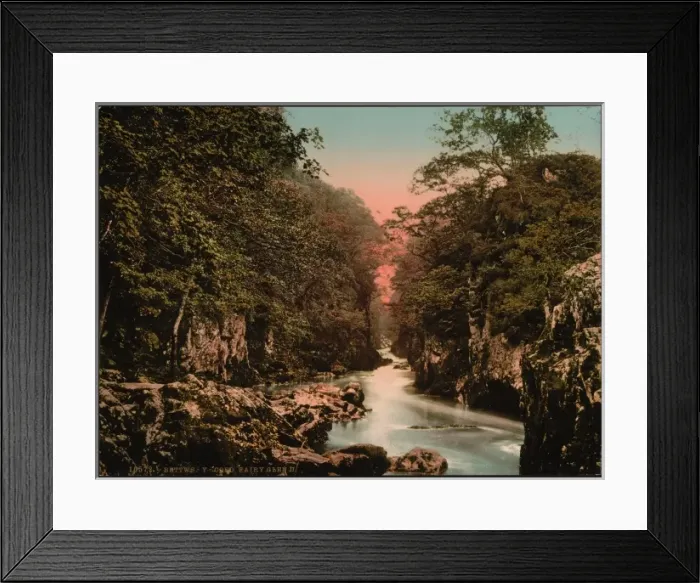 Framed Print : Fairy Glen II, Bettws-y-Coed (i. e. Betws), Wales Framed Print : Fairy Glen II, Bettws-y-Coed (i. e. Betws), Wales