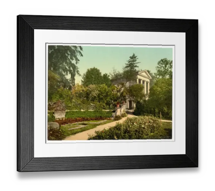Framed Print : Flora Temple, park of Worlitz, Anhalt, Germany Framed Print : Flora Temple, park of Worlitz, Anhalt, Germany