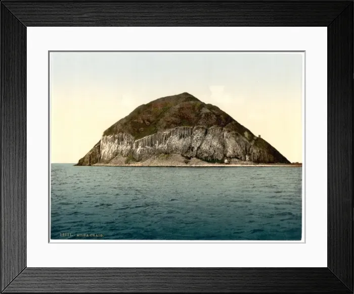 Framed Print : General view, Ailsa Craig, Scotland Framed Print : General view, Ailsa Craig, Scotland