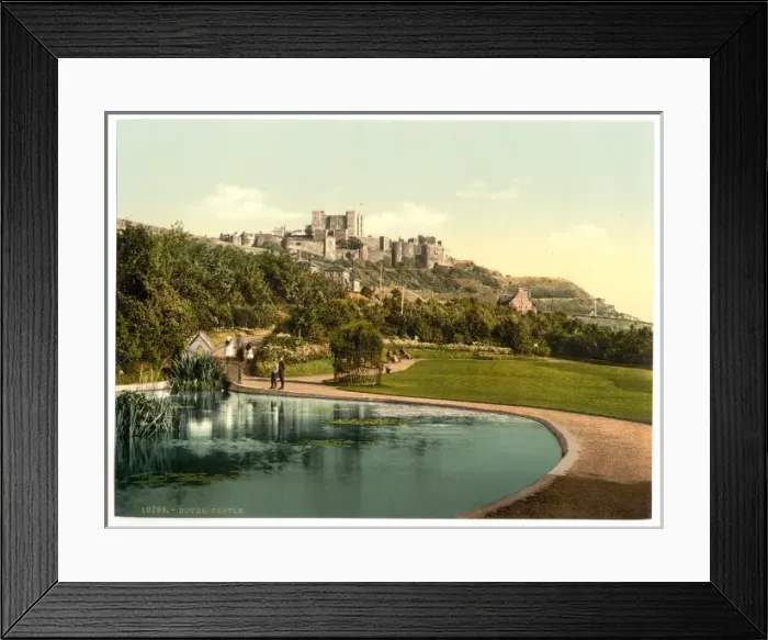 Framed Print : The castle from the park, Dover, England Framed Print : The castle from the park, Dover, England