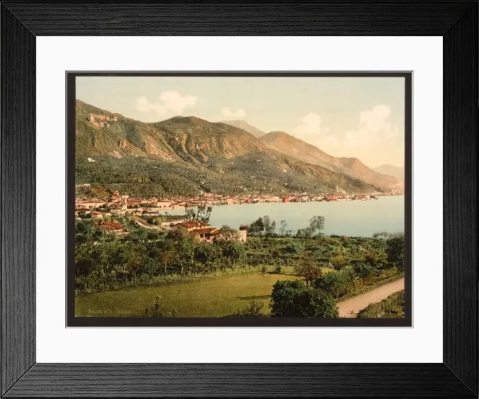 Framed Print : General view, Salo, Lake Garda, Italy Framed Print : General view, Salo, Lake Garda, Italy