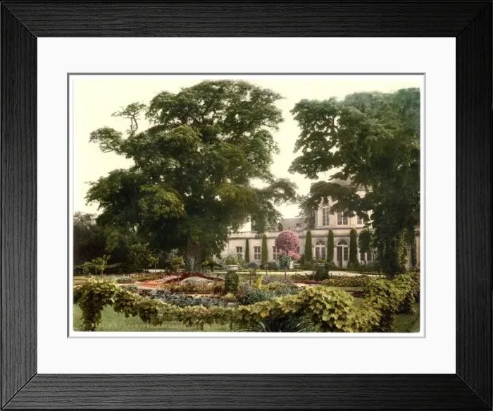 Framed Print : View in Herrenhausen grounds, Hanover, Hanover, Germany Framed Print : View in Herrenhausen grounds, Hanover, Hanover, Germany