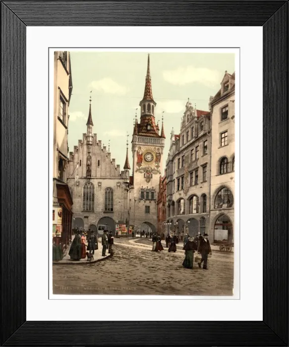 Framed Print : Old Town Hall, Munich, Bavaria, Germany Framed Print : Old Town Hall, Munich, Bavaria, Germany