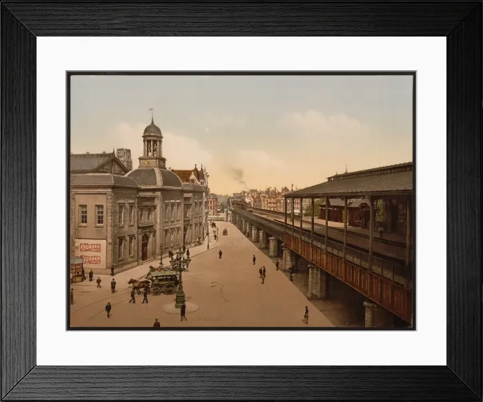 Framed Print : The Bourse and Bourse Station, Rotterdam, Holland Framed Print : The Bourse and Bourse Station, Rotterdam, Holland