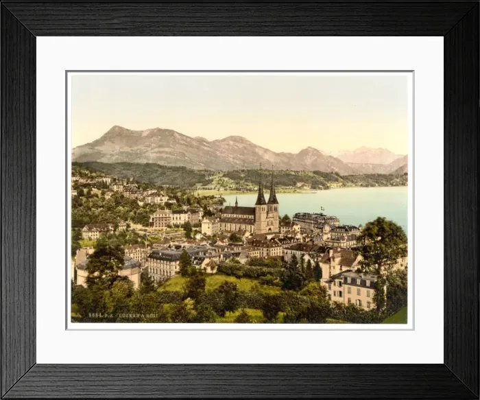 Framed Print : Rigi, seen from the Gutsch, Lucerne, Switzerland Framed Print : Rigi, seen from the Gutsch, Lucerne, Switzerland