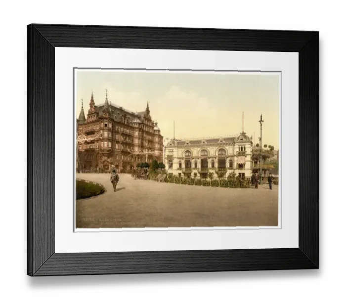 Framed Print : Alster Pavillion and Hotel Hamburg, Hamburg, Germany Framed Print : Alster Pavillion and Hotel Hamburg, Hamburg, Germany
