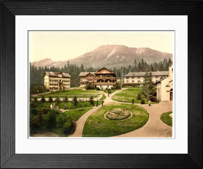 Framed Print : Bad Alt-Schmecks, upper part, Tatra, Austro-Hungary Framed Print : Bad Alt-Schmecks, upper part, Tatra, Austro-Hungary