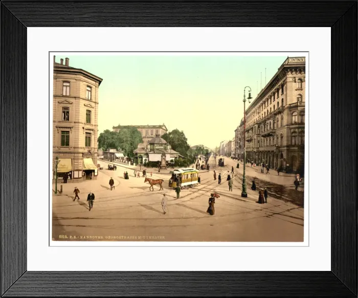 Framed Print : The theatre, Hanover, Hanover, Germany Framed Print : The theatre, Hanover, Hanover, Germany