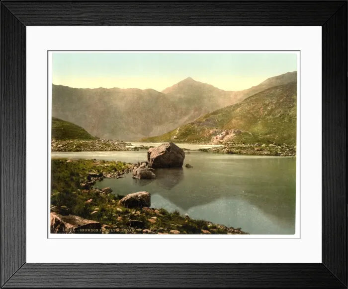 Framed Print : From Llyn Llydaw, Snowdon, Wales Framed Print : From Llyn Llydaw, Snowdon, Wales