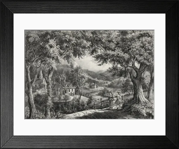 Framed Print : New England scenery Framed Print : New England scenery
