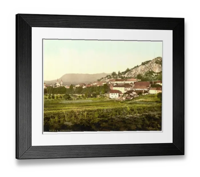 Framed Print : Adelsberg, general view, Carniola, Austro-Hungary Framed Print : Adelsberg, general view, Carniola, Austro-Hungary