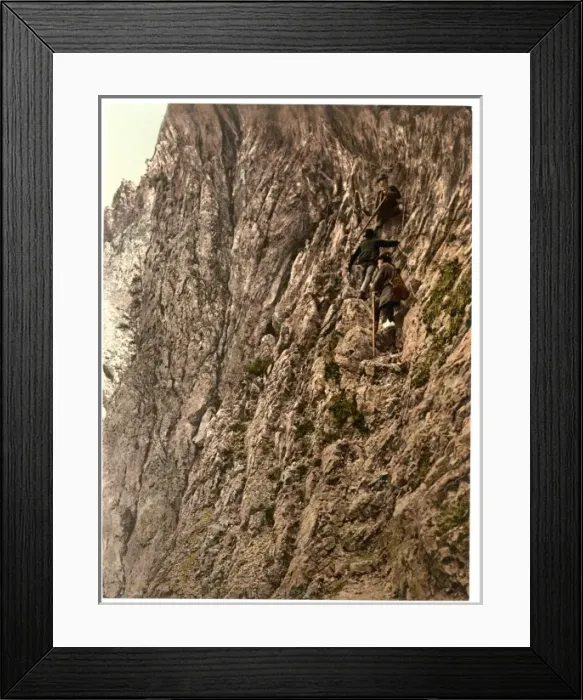 Framed Print : Hoellenthal (i. e. Hollental), Devils Bathroom, Lower Austr Framed Print : Hoellenthal (i. e. Hollental), Devils Bathroom, Lower Austr