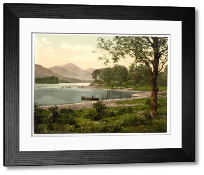 Framed Print : On Derwentwater, Broomhill Point, Lake District, England Framed Print : On Derwentwater, Broomhill Point, Lake District, England