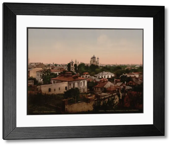 Framed Print : General view, Bukharest, Roumania Framed Print : General view, Bukharest, Roumania