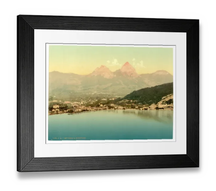 Framed Print : Mythen and the Brunnen, Lake Lucerne, Switzerland Framed Print : Mythen and the Brunnen, Lake Lucerne, Switzerland